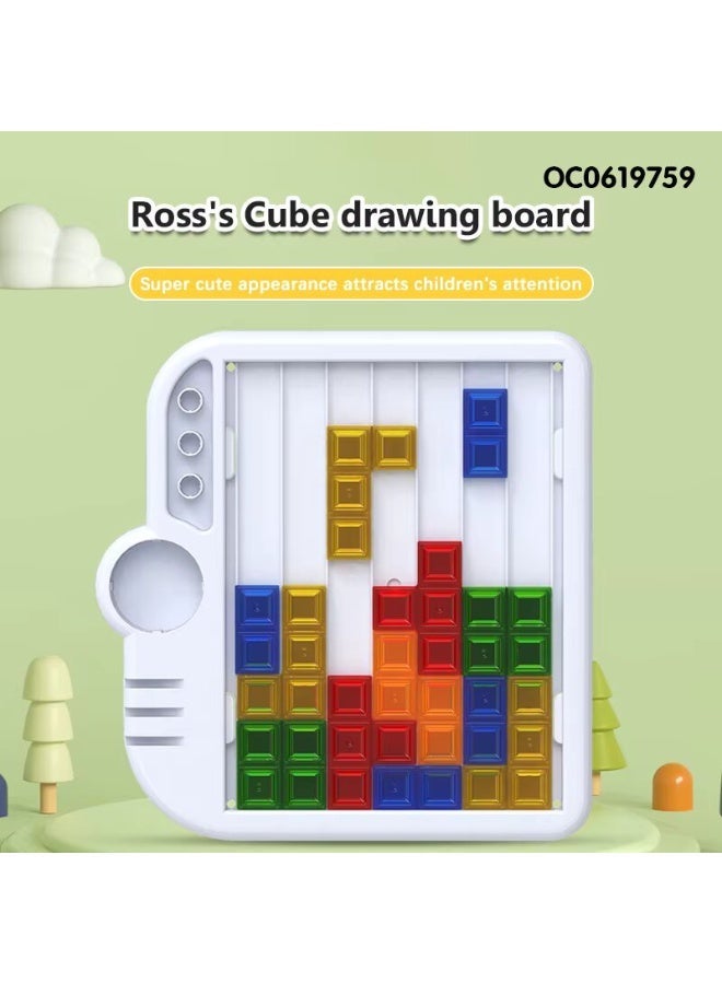 جهاز عرض للرسم للأطفال، لوحة تتبع ورسم مع إضاءة وموسيقى، سبّورة ذكية للأطفال للتعلم المبكر والكتابة، مكتب رسم LED وردي للأطفال من عمر 3 إلى 8 سنوات للبنين والبنات (وردي) - Image 2